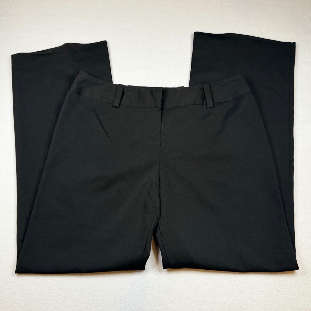 Byerwear Cambridge Black Dress Pants Womens 15 Straight Leg Trousers Stretch